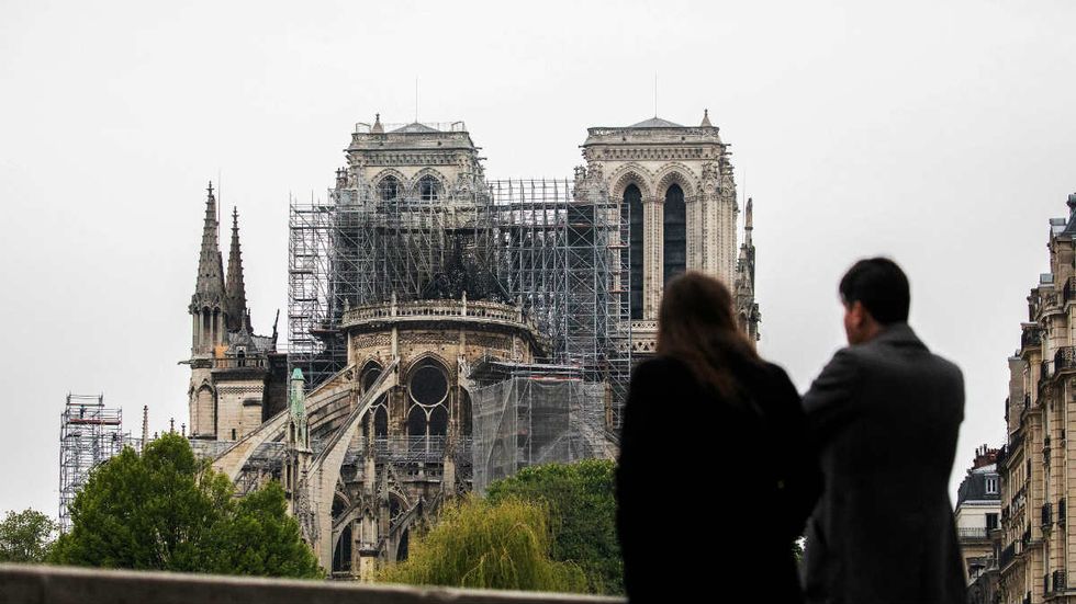 What treasures have survived the Notre Dame fire?
