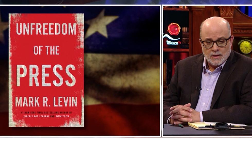 Mark Levin's Unfreedom of the Press debuts at #1 on The New York Times Best Sellers list