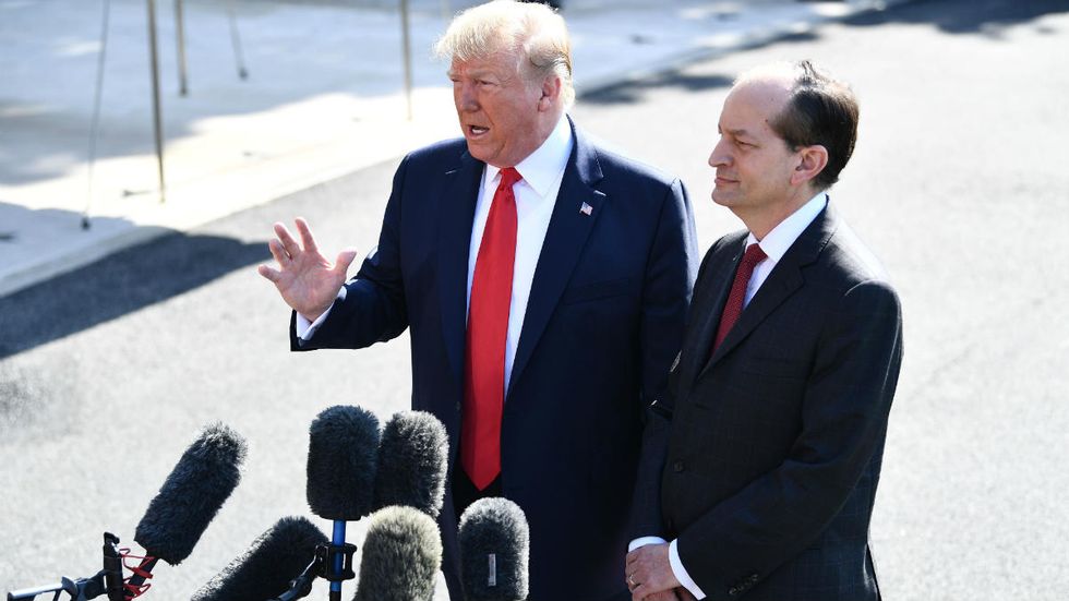 Embroiled in Epstein controversy, Trump's labor secretary steps down