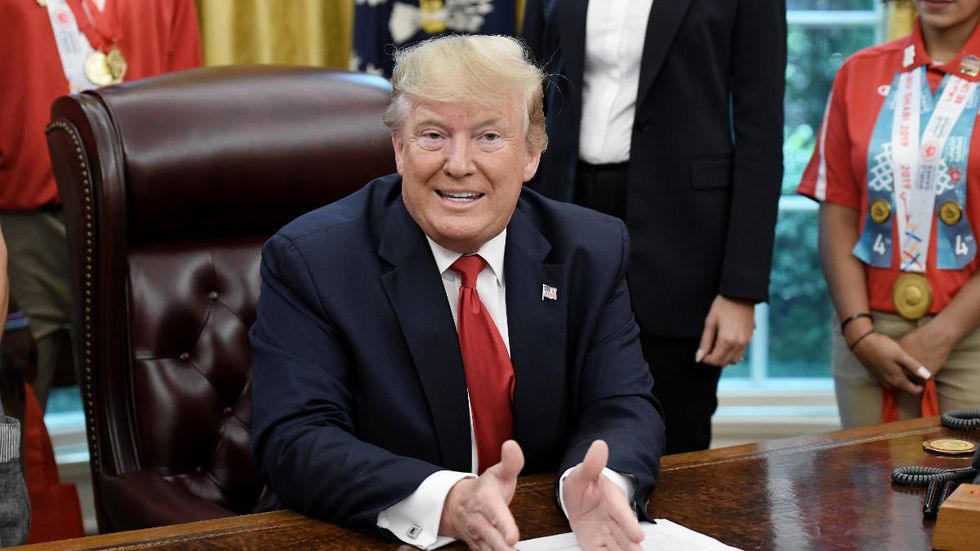 President Trump says he 'was not happy' with crowd chanting 'send her back' at campaign rally