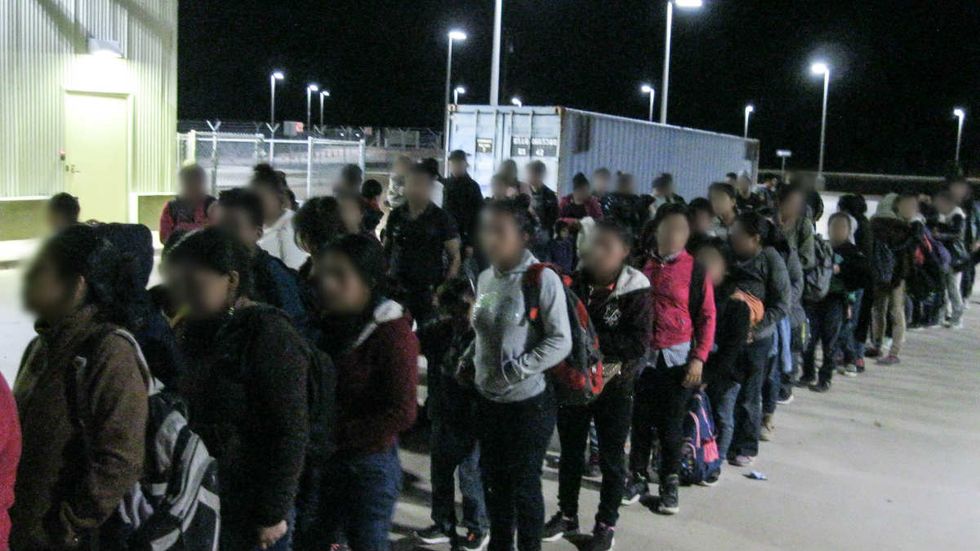 Border Patrol agents in one sector apprehended 225 border-crossers in a single morning this week