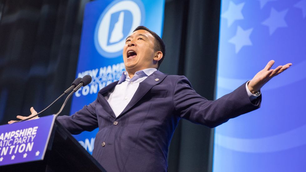 Andrew Yang is polling at 5 percent, so Ted Cruz just challenged him to a basketball game