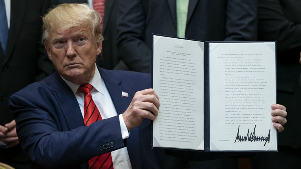 Trump takes aim at 'out-of-control bureaucracy' with 2 new executive orders