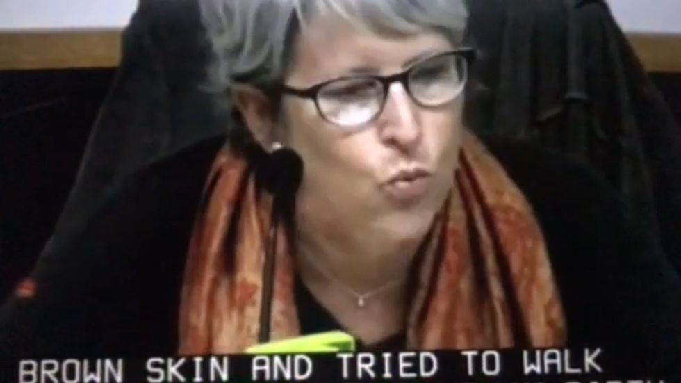 Progressive SJW trustee for Chicago suburb goes ballistic at meeting: 'You stop it, you are a white male!'