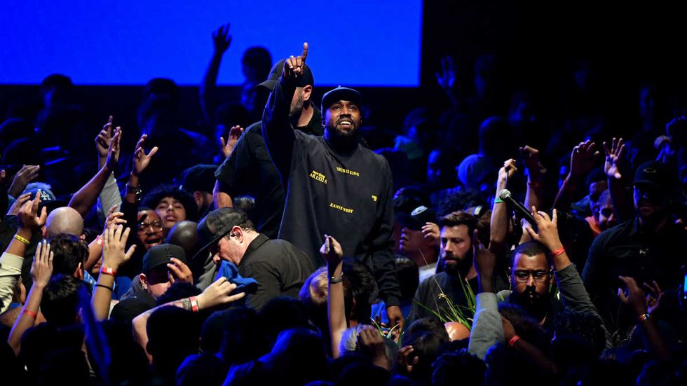 Kanye's 'Jesus Is King' album debuts at no. 1 on the Billboard charts, tying record