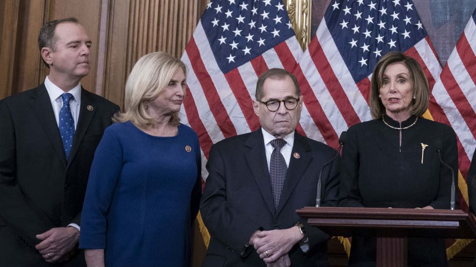 Getting impeached by this band of miscreants is a badge of honor for President Trump