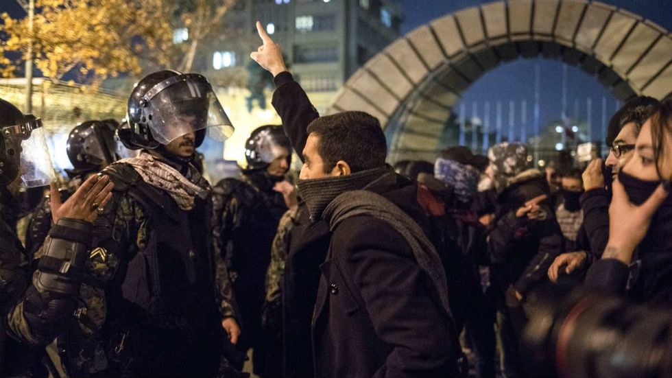 Powerful videos show angry Iranian protesters flooding streets of Tehran over downed jet: 'Death to the dictator'