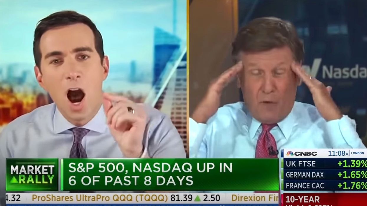 CNBC anchor melts down in angry tirade against co-host over Trump and the coronavirus