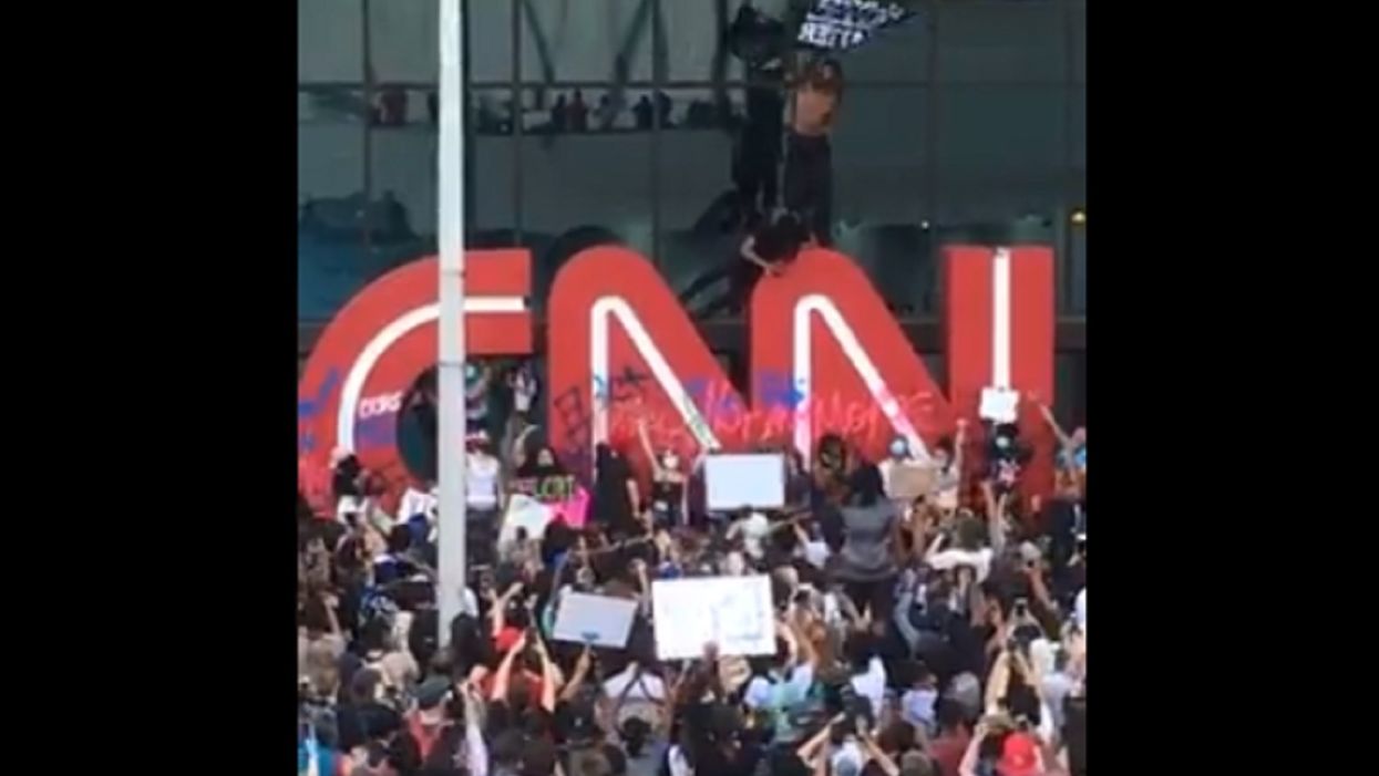 Protestors attack CNN's Atlanta headquarters