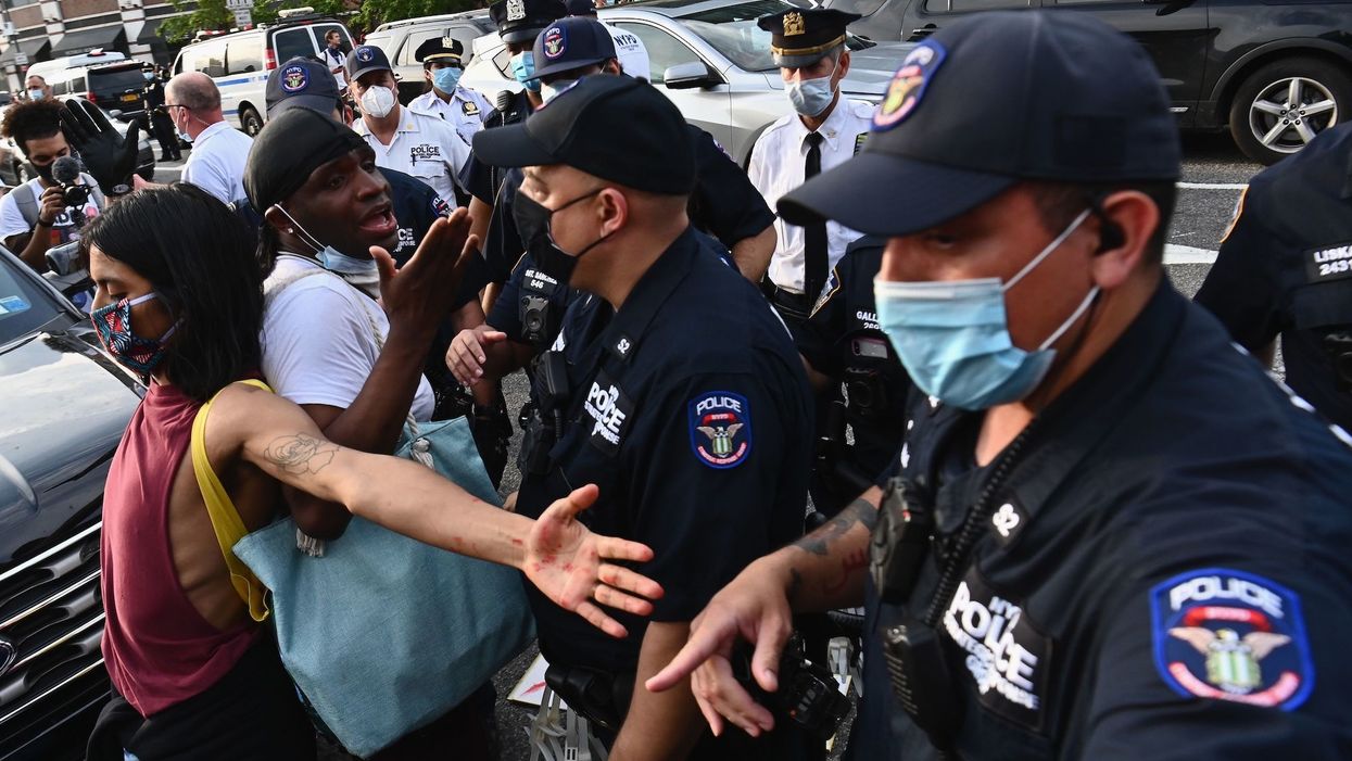 A dozen NYPD officers injured in Brooklyn, 200 protesters arrested, 88th precinct attacked
