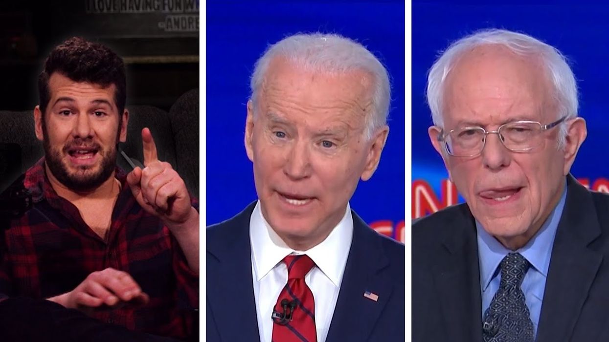 BIDEN VS. BERNIE DEBATE LIVESTREAM! | Louder with Crowder