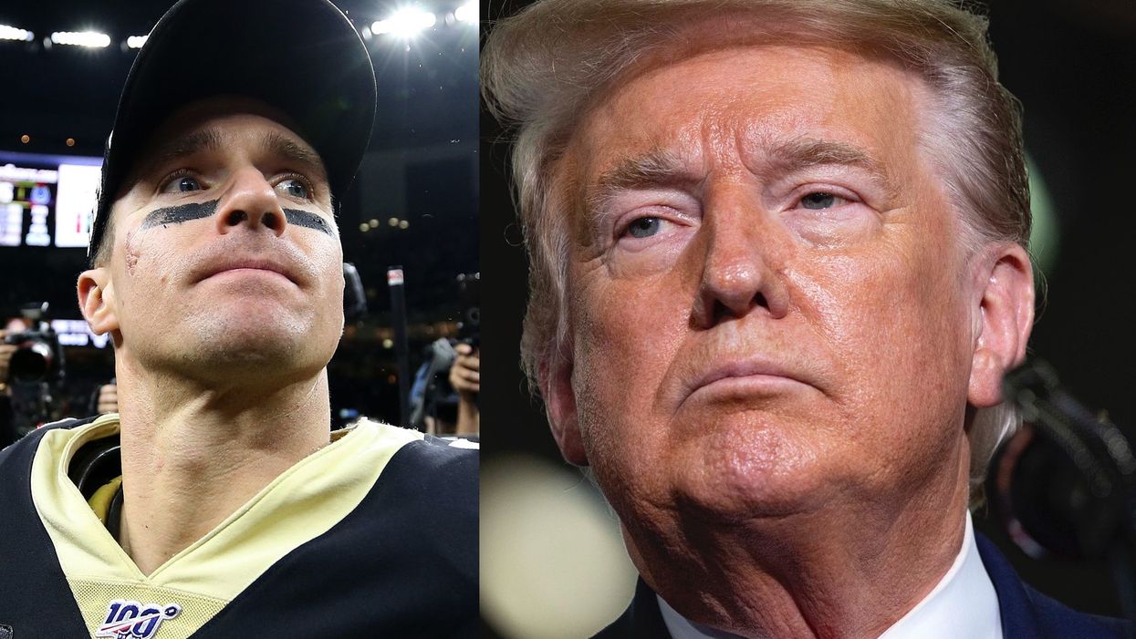 Drew Brees sends a message to President Trump about his comments on kneeling protests