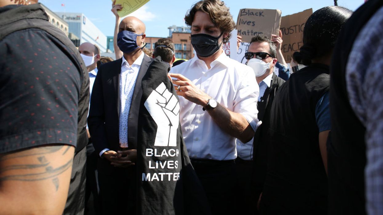 Justin Trudeau kneeled at anti-racism protest, Canadian PM quickly reminded about his blackface scandal