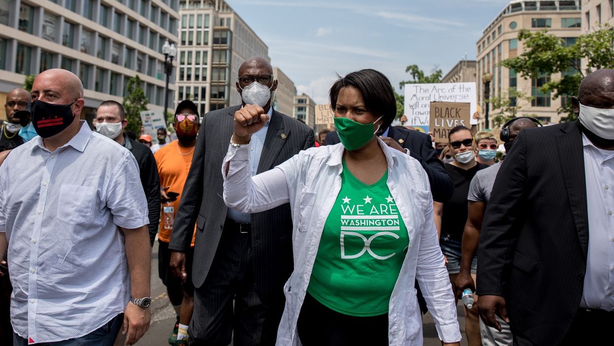DC Mayor Muriel Bowser urges residents to stay home on 4th of July—after she marched with hundreds