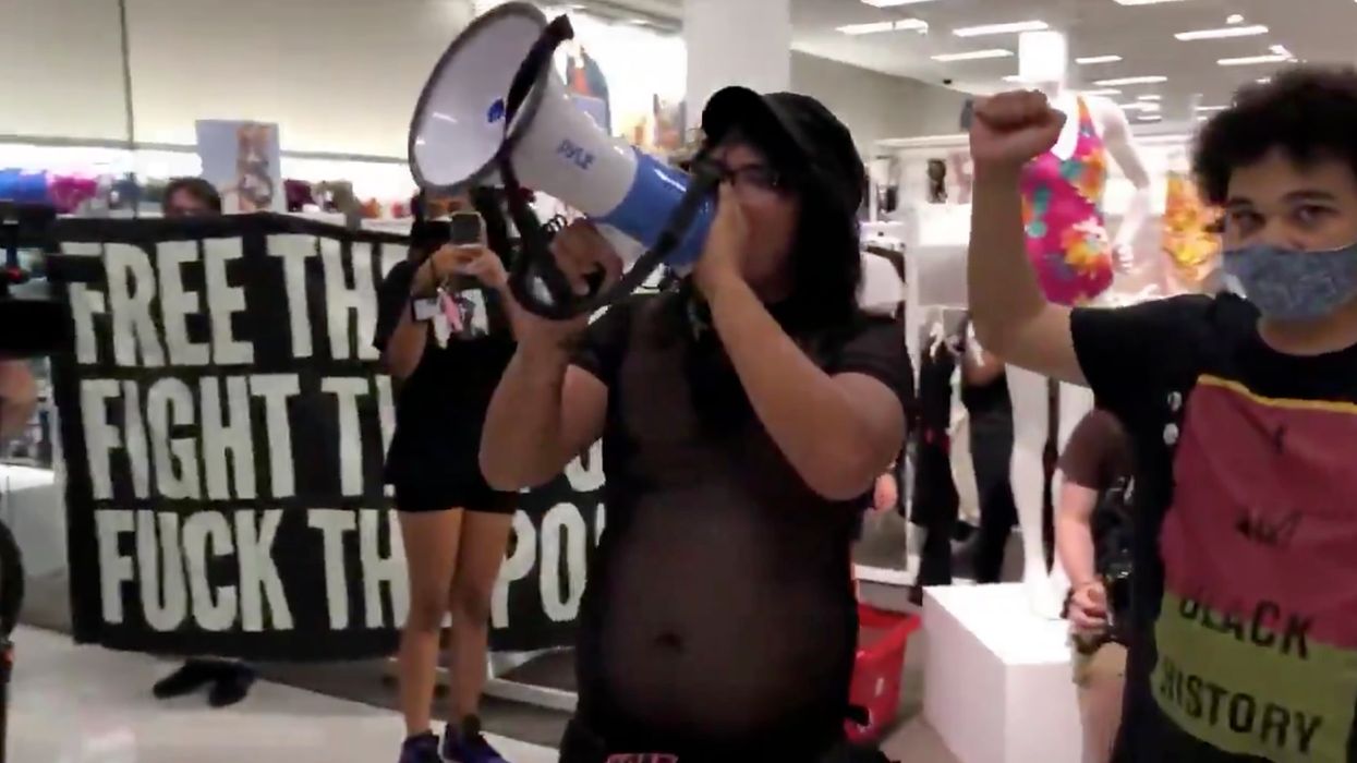 VIDEO: Black Lives Matter mob storms Target, threatens to 'shut down' business if they cooperate with police
