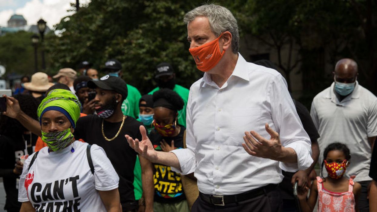 Bill de Blasio: Mass protests and religious gatherings are like 'apples and oranges'
