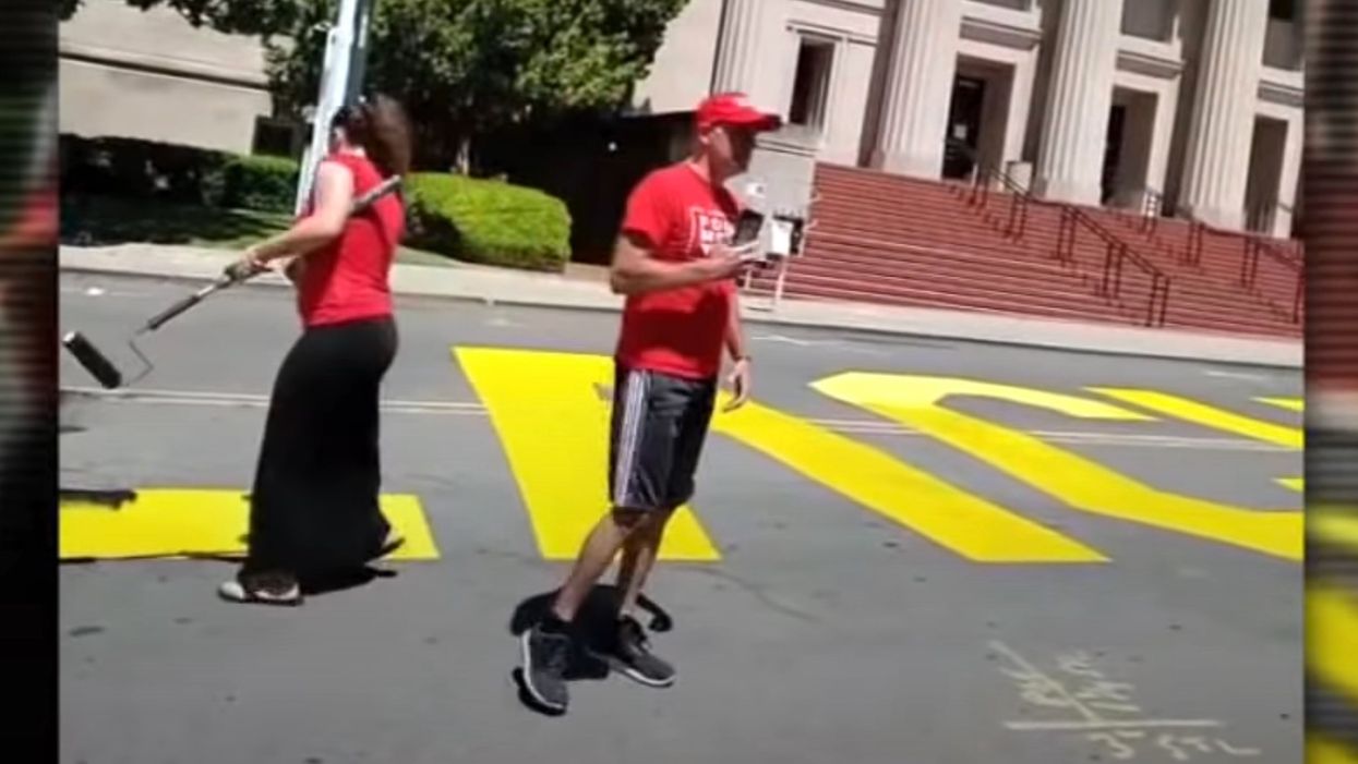 California couple charged with a hate crime for painting over Black Lives Matter mural