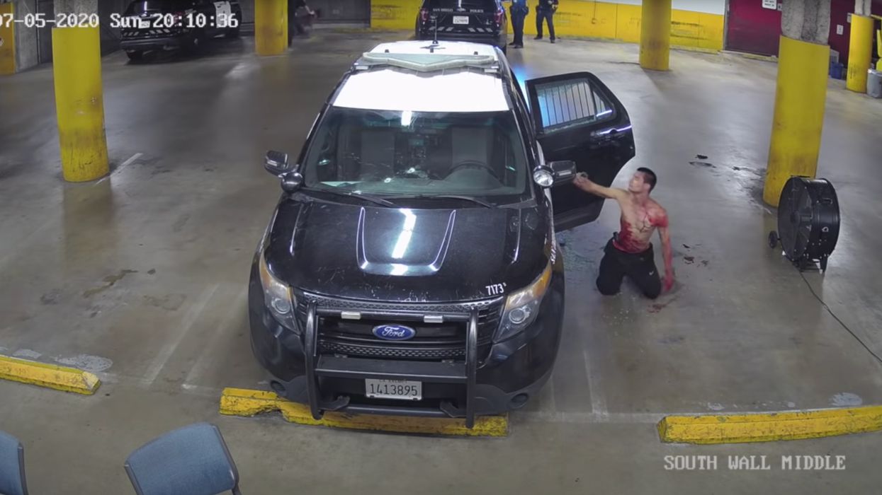 Police release graphic video of man shot at headquarters after he broke out of handcuffs and grabbed an officer's gun