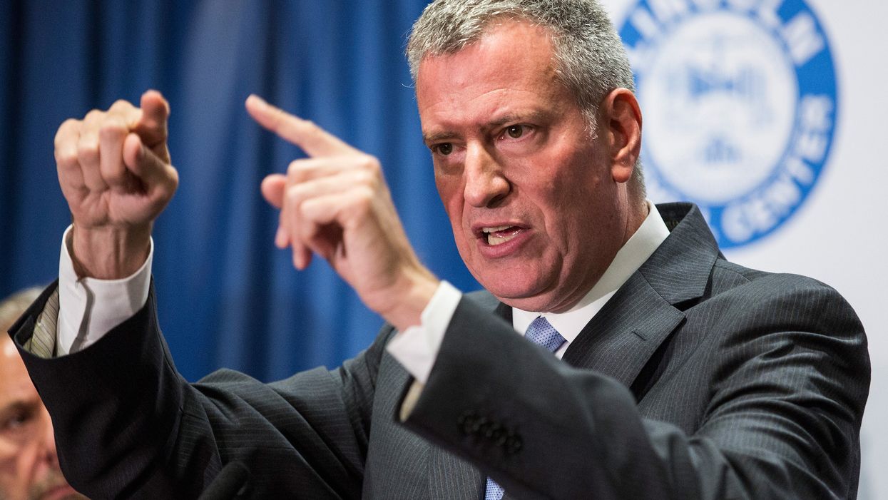 NYC Mayor de Blasio says he's banning all large gatherings to stop coronavirus — except for BLM protests