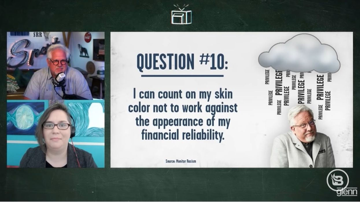 Do YOU pass? Glenn Beck takes the WHITE PRIVILEGE test