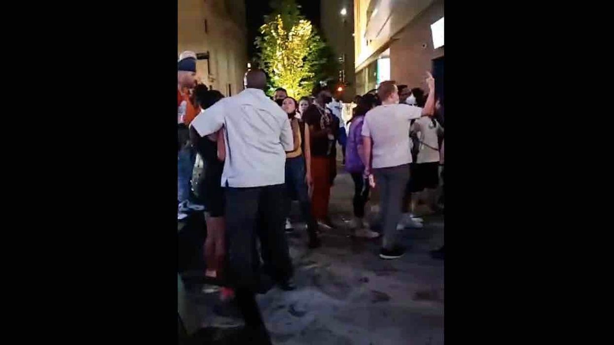 VIDEO: Black conservative activist rips 'cultural Marxism' of Black Lives Matter rioters who violently invade restaurant right in front of him