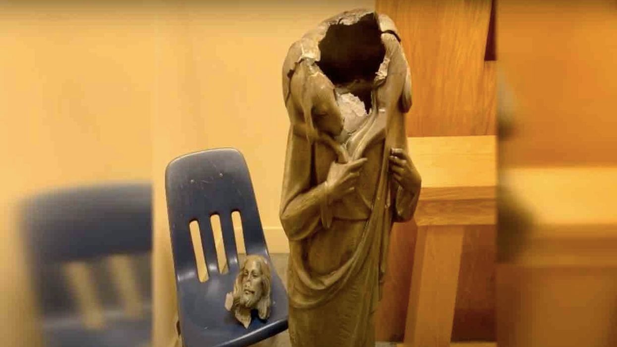 Jesus statue found beheaded at Catholic church; archdiocese wants incident investigated as hate crime