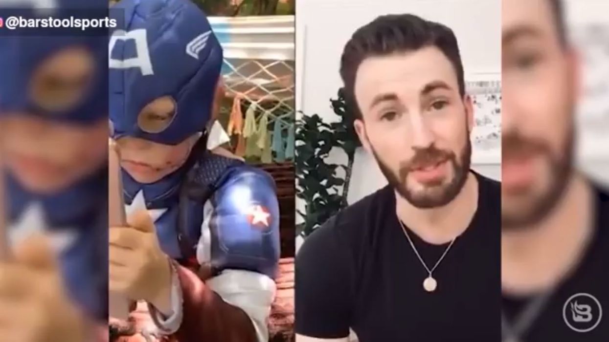 WATCH: Captain America star Chris Evans surprises 6-year-old hero on Instagram