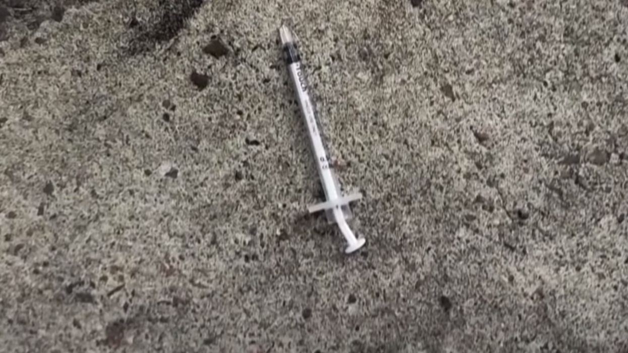 NYC church forced to barricade front steps to keep homeless people from defecating and leaving syringes on them