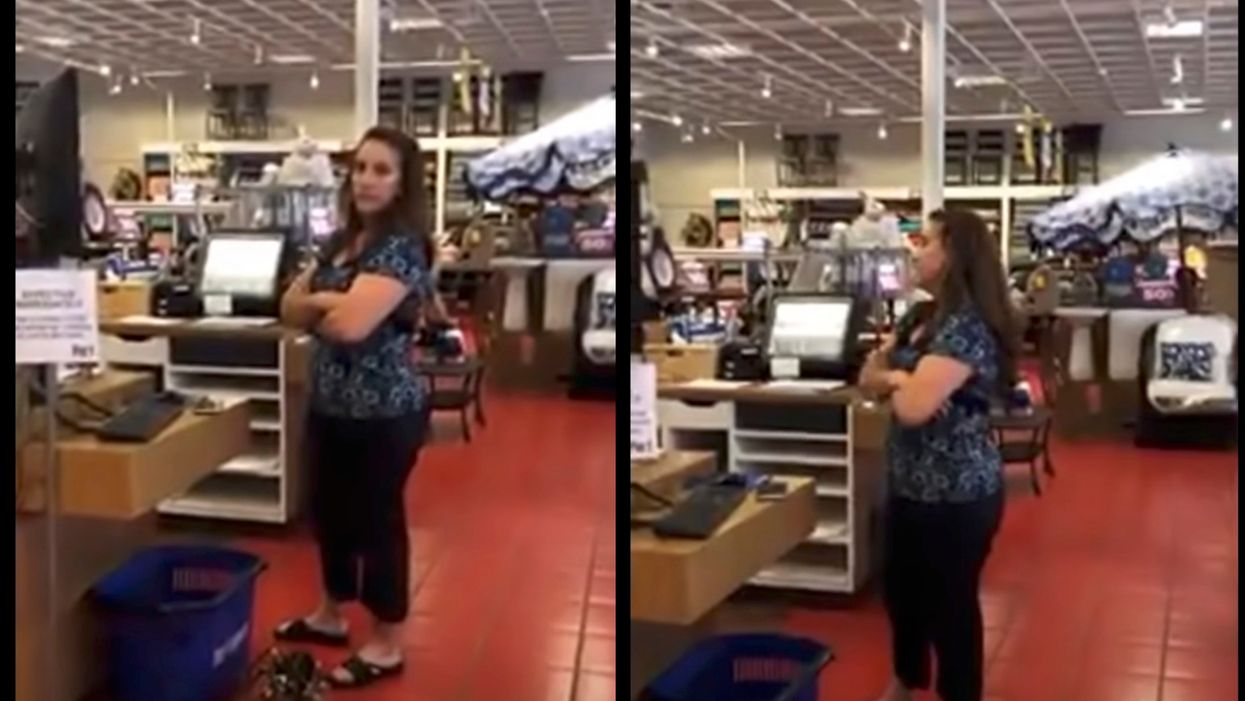 Woman in viral video deliberately coughs in face of brain tumor patient recording her. Police have charged her with assault.