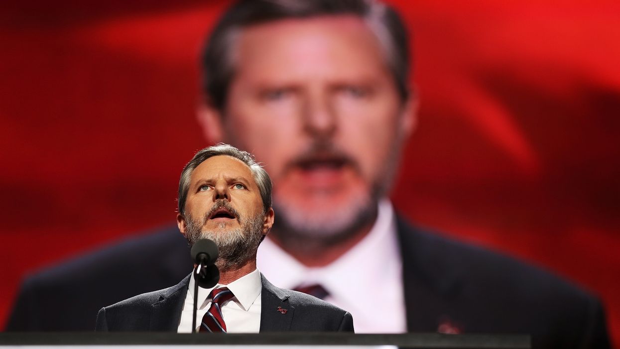 Jerry Falwell Jr agrees to take 'indefinite leave of absence' from Liberty University