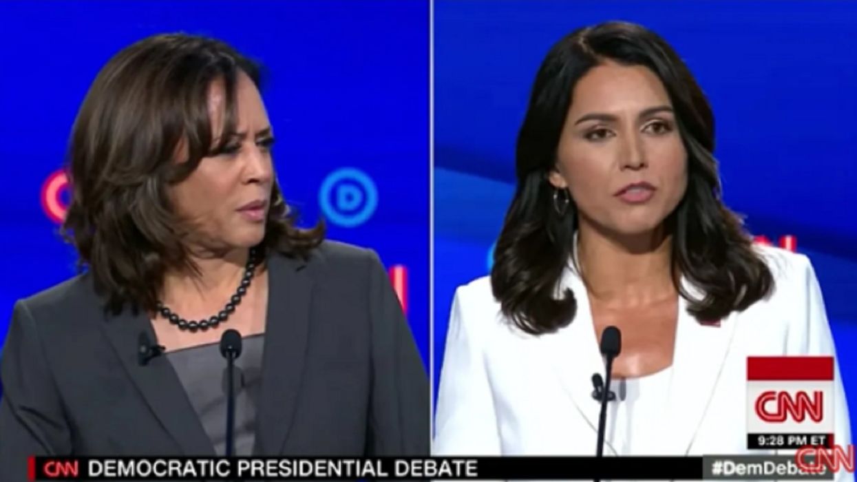 'Tulsi' trends on Twitter as users reminisce about how Kamala Harris' presidential run ended