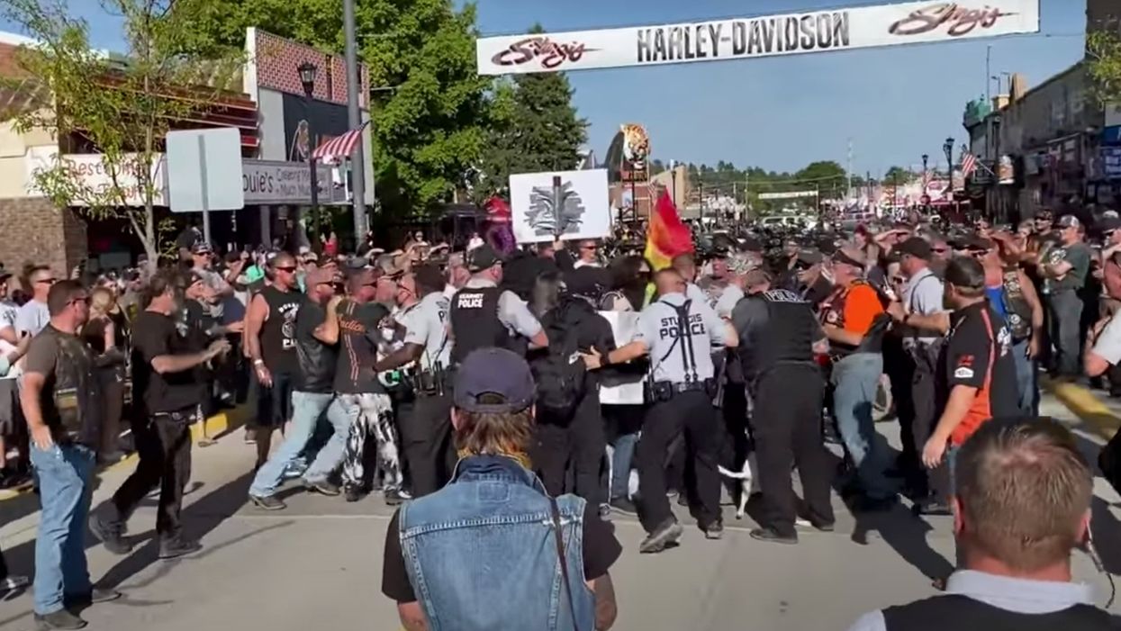 Antifa protesters tried to crash Sturgis motorcycle festival. It did not end well for them.