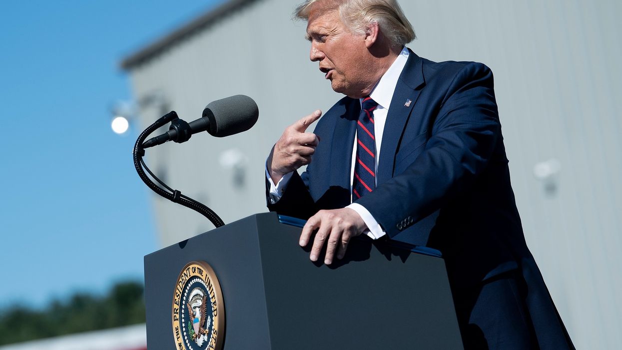 President Trump trolls Biden in Pennsylvania ahead of former VP's speech to DNC