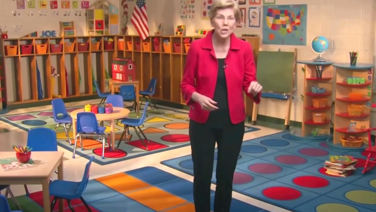 Liz Warren supported BLM in the background of her DNC video, but liberals slammed her for the 'insulting' stunt