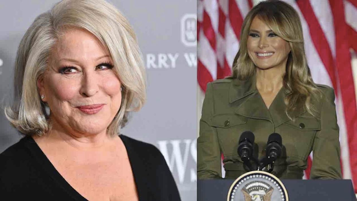 Bette Midler musters up mea culpa for her xenophobic remark about Melania Trump
