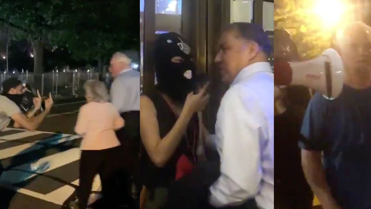 VIDEO: Protesters harass and assault attendees leaving White House RNC event