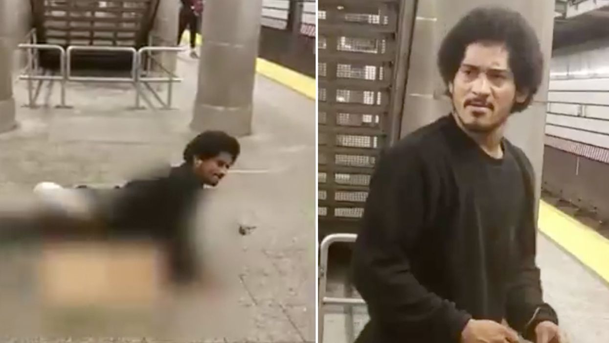 Horrifying video shows man attempting to rape woman in broad daylight in NYC, bystanders don't intervene (UPDATED)