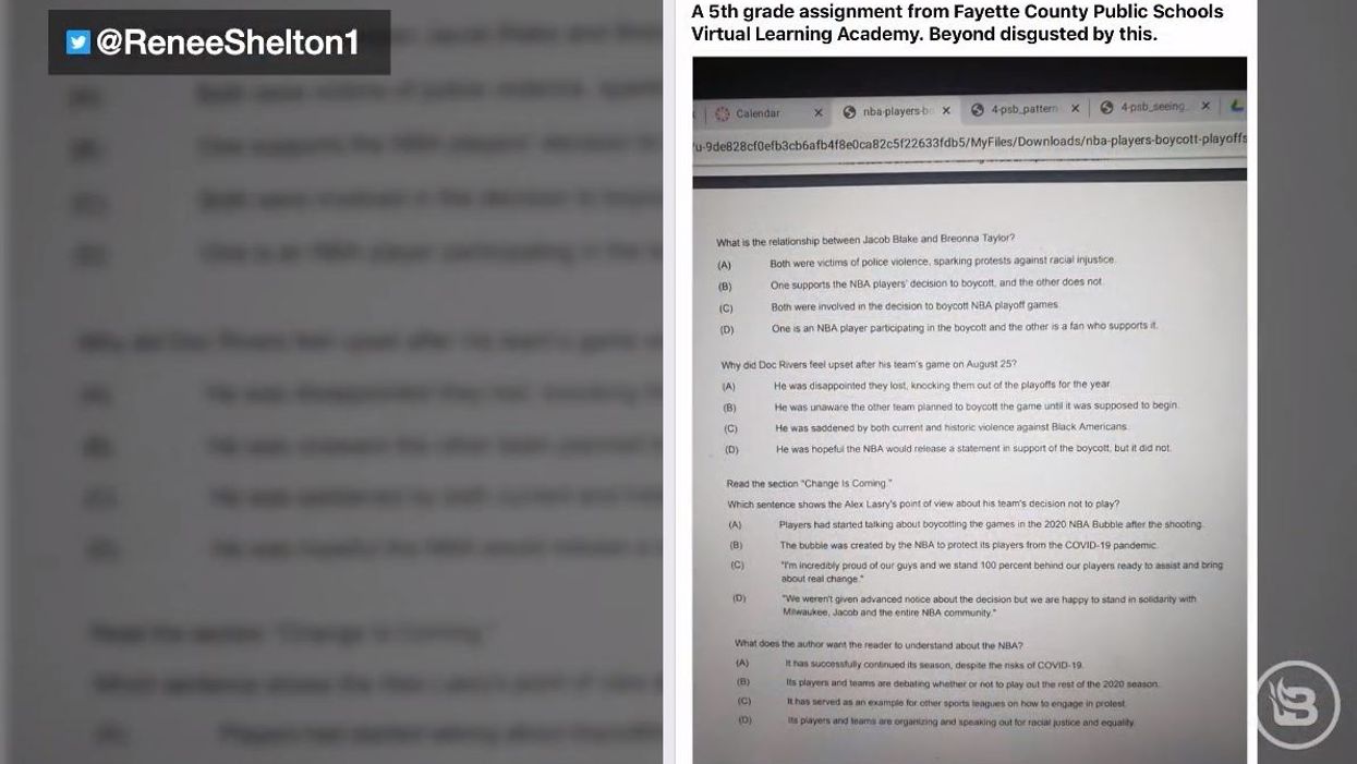 Parents are concerned over Black Lives Matter-themed reading assignment