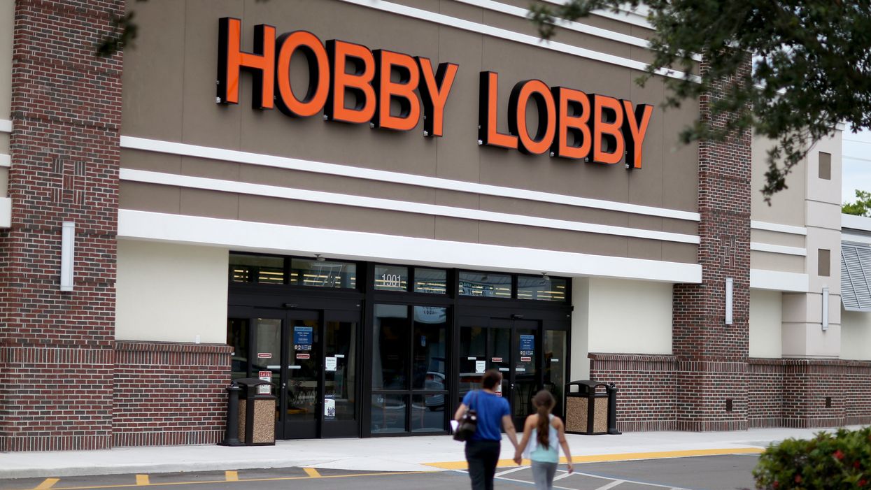 Mass outrage erupts at Hobby Lobby after blatant pro-Trump message appears on a store display