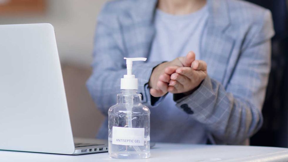 The politics of hand sanitizer