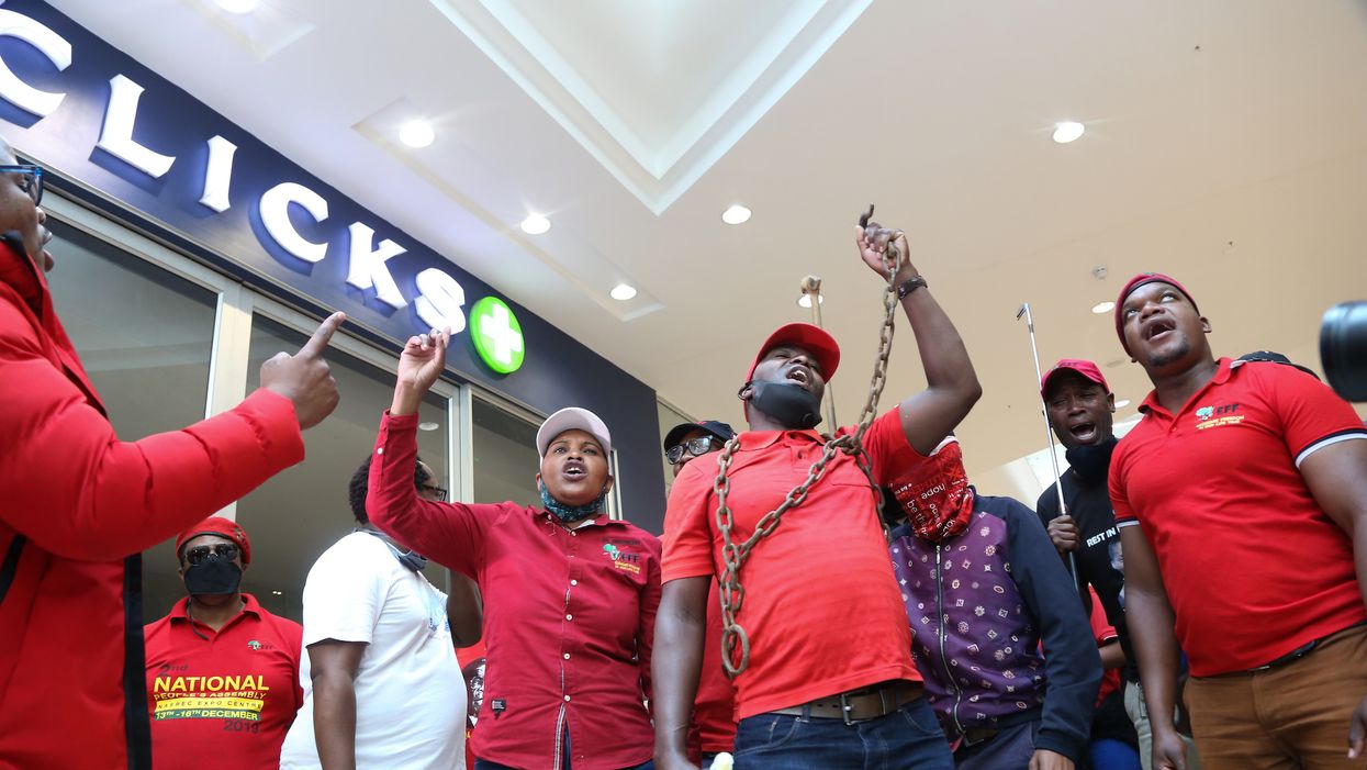 Protesters attack South African pharmacy stores over 'racist' ad comparing black woman's hair to white woman's hair