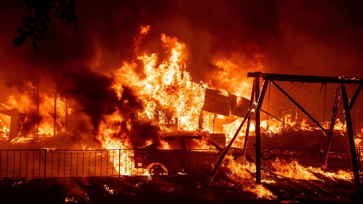 Thousands of Oregonians flee as windblown fires consume hundreds of homes