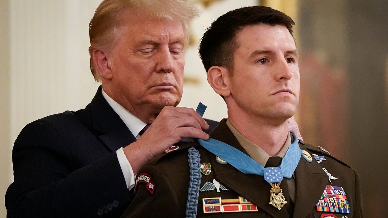 President Trump awards Medal of Honor to soldier who helped free more than 70 hostages from ISIS