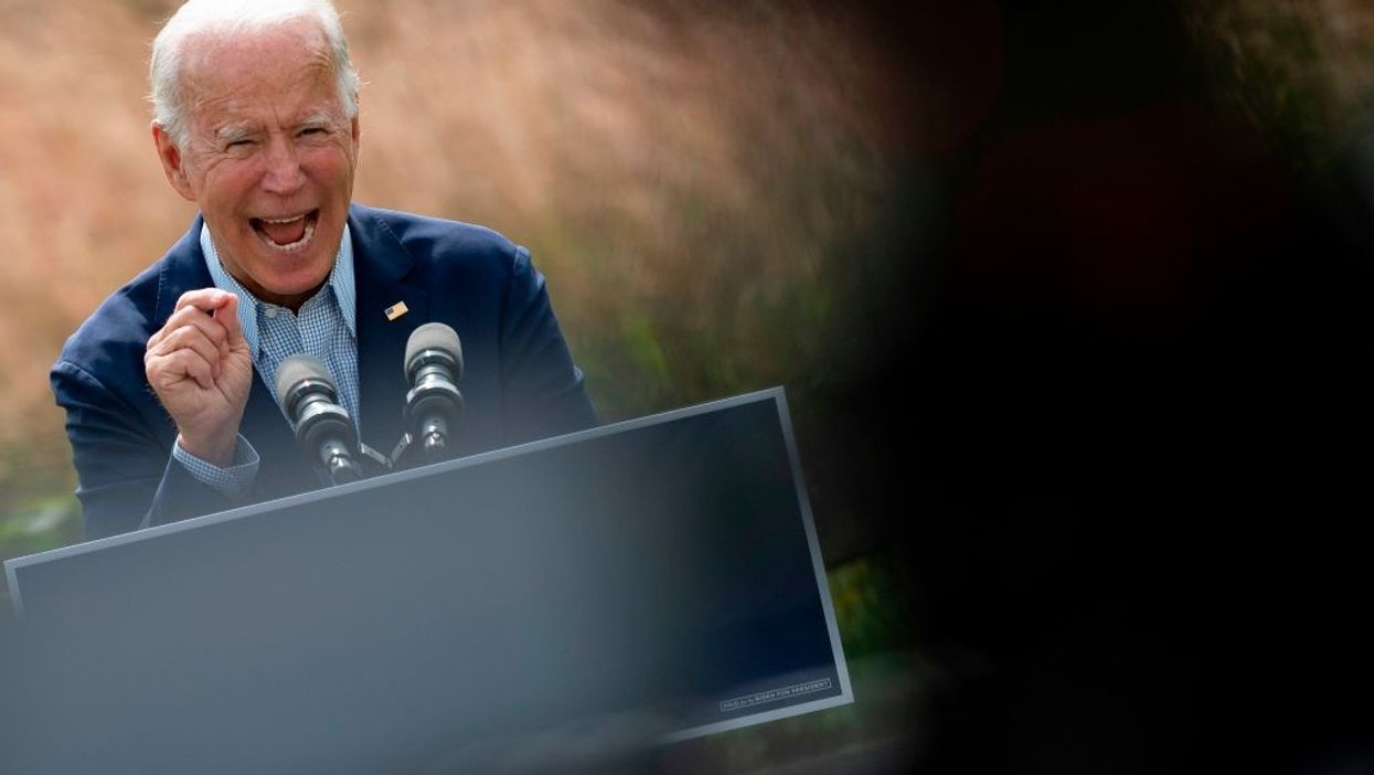 Joe Biden warns America's suburbs will be destroyed by 'hellish' fires, floods, and superstorms if 'climate arsonist' Trump is re-elected
