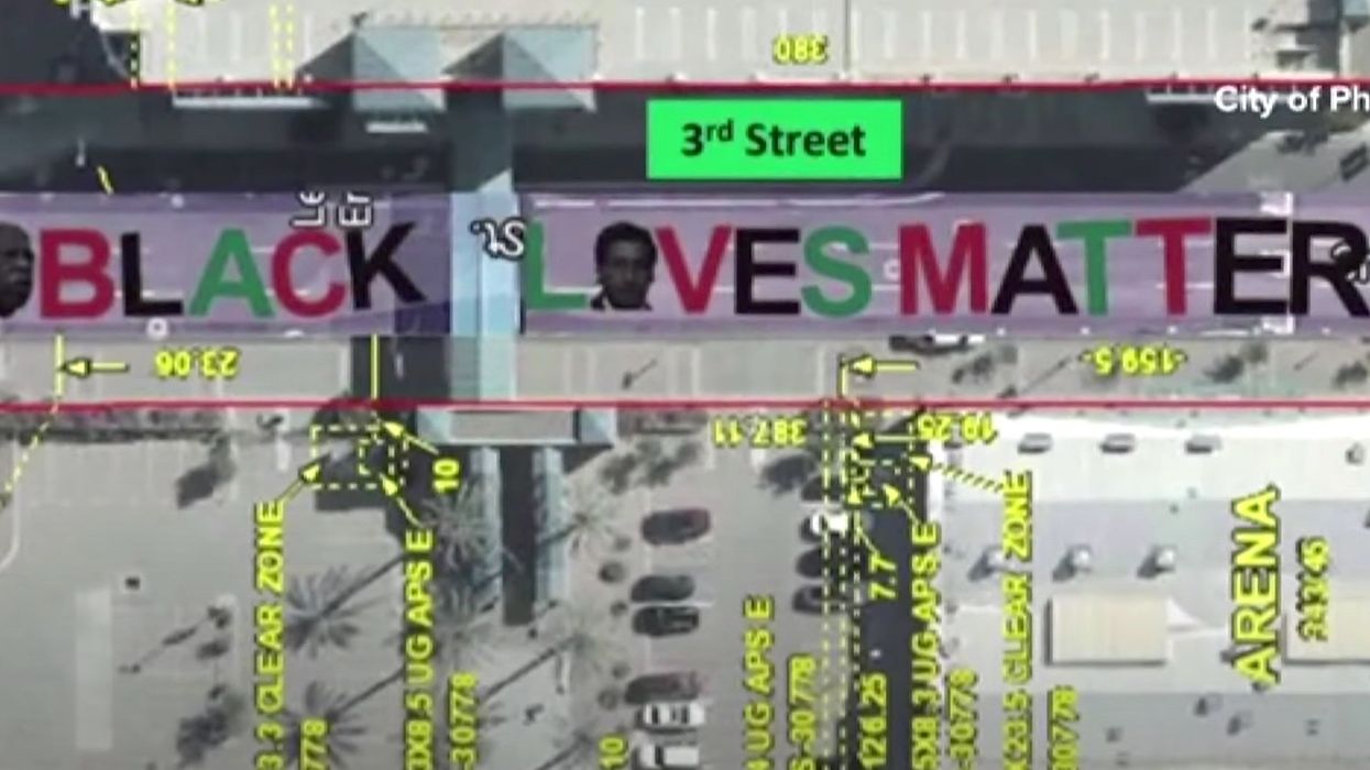 Phoenix denies Black Lives Matter street mural after request for a pro-police mural reading 'No one is above the law'