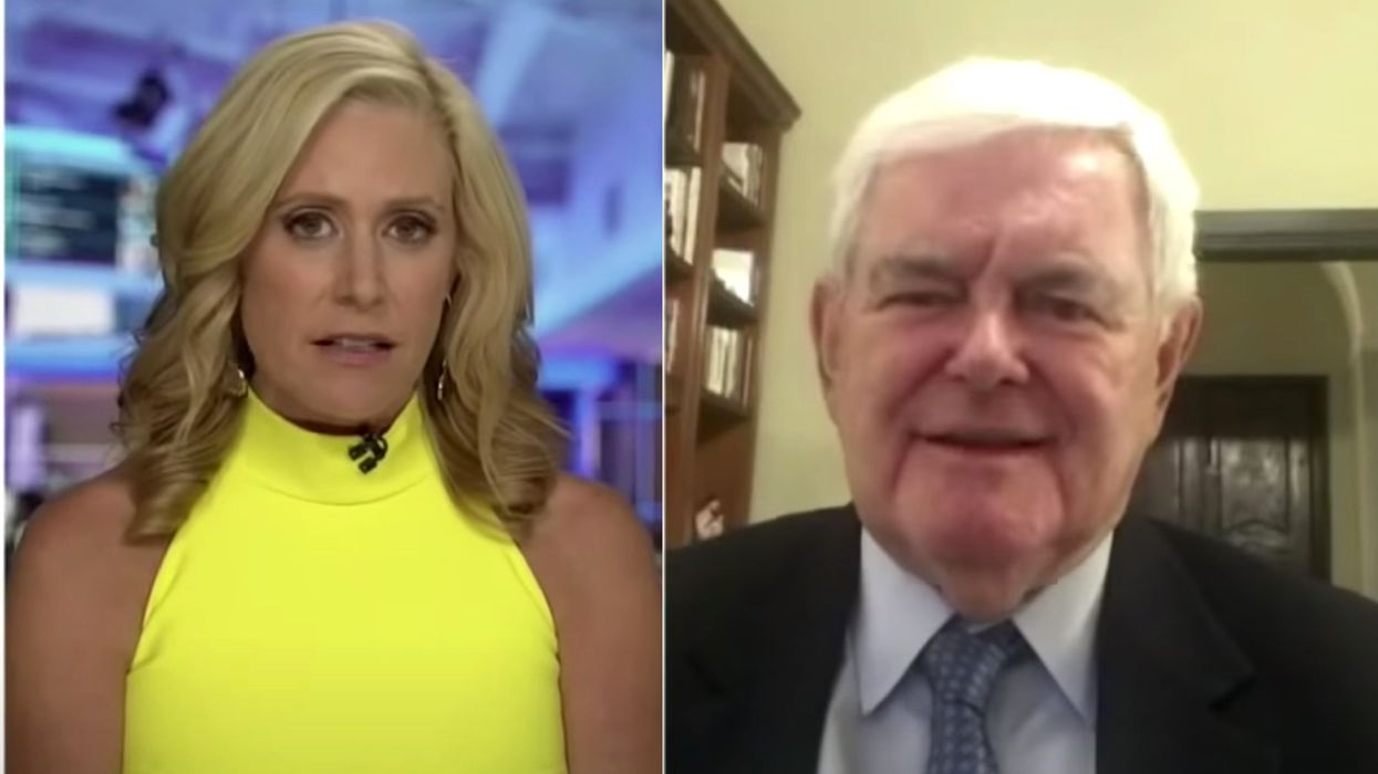 VIDEO: Fox News host slams on the brakes when Newt Gingrich mentions George Soros in bizarre segment