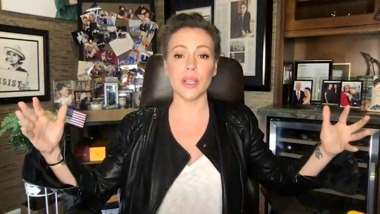 Alyssa Milano's family calls 911 on a teenager hunting squirrels with an air gun. Now she's lashing out at 'rightwing media.'