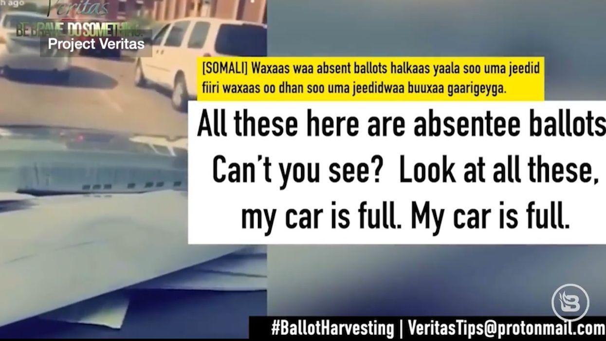 STUNNING: New Project Veritas video alleges ballot harvesting, cash-for-ballots operations in Ilhan Omar's district