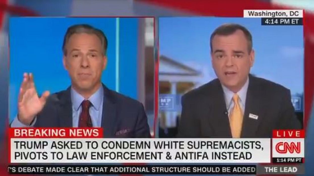 Jake Tapper stops interview with Trump spokesman for listing Biden's record on racial issues