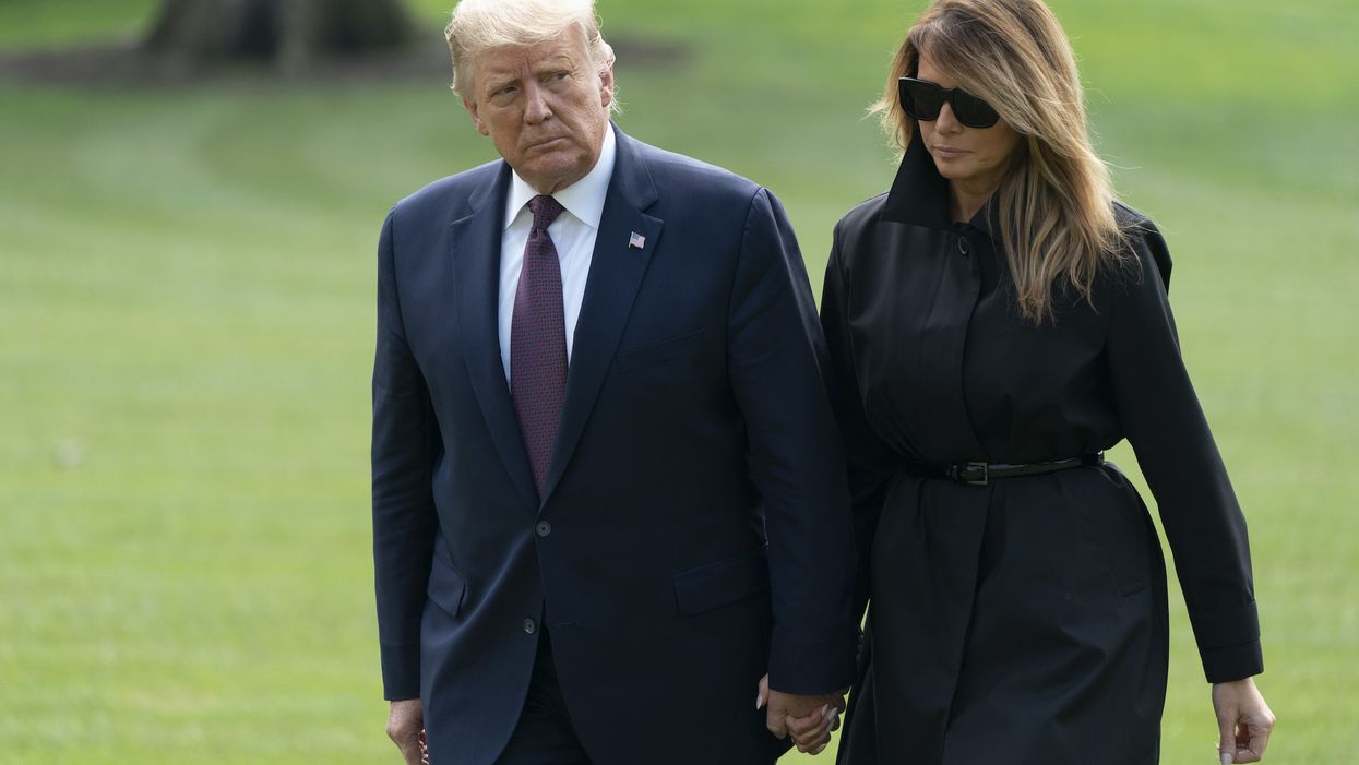 (UPDATED) President Trump taken to Walter Reed out of 'an abundance of caution'